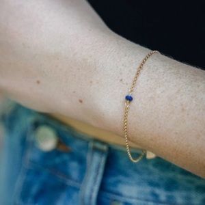 Judith Bright Uno Chain Bracelet